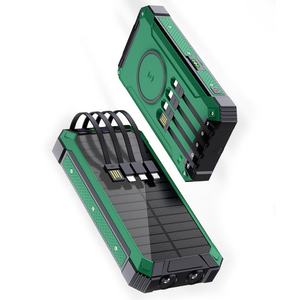 Batterie Externe Solaire Multifonctionnelle Personnalisable 20000mAh Grande Capacité Charge Rapide Station d'Alimentation Mobile - Product Image 3