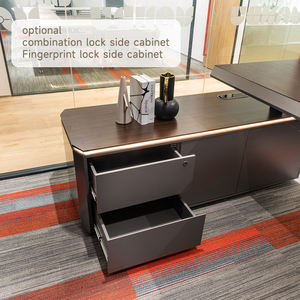 Muebles de oficina de alta gama, elevador eléctrico de pie, escritorio ejecutivo de altura ajustable, escritorio de lujo boss - Product Image 2