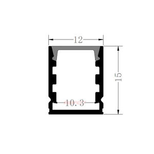 Profilé en aluminium PERFECT ZL-1215 Série 6000 6063-T5 carré non allié pour décorations avec services de pliage et de découpe CNC - Product Image 2