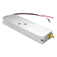 Module d'alimentation RF large bande HKTX 900-1400 MHz 30 W |   Unité de gestion de signal multi-bandes compacte en aluminium avec gain de 43 dB pour drone FPV