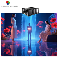 Proyector Láser para Ingeniería, 30000lm, Resolución 4K, Proyección Inmersiva, Fusión de Bordes, Altavoz Integrado para Grandes Espacios y Banquetes