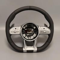 Volant de voiture en cuir style libellule pour Mercedes Classe A/B/C/E, CLA/GLC/CLK/CLS/C200/Classe S/Classe G – Rétrofit