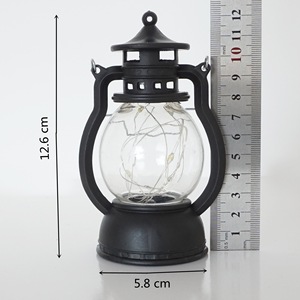 Giáng sinh Retro đèn dầu nhỏ, đèn lồng điện tử, ngựa LED, màn hình trang trí, đèn gió Quà Tặng - Product Image 3