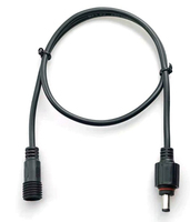 Adaptateur de connecteur d'alimentation HY étanche avec filetage à écrou, câble d'extension DC 5521 IP67 RJW2023DC5521 12V Mâle/Femelle