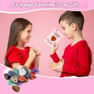2024 özelleştirilebilir sevgililer günü tebrik kartları durağan ve hediye kullanımı için küçük aksesuarlar ile eşleştirilmiş