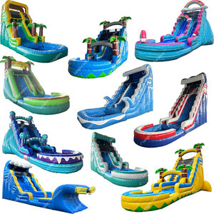 Glissière d'eau gonflable commerciale pour <span class=keywords><strong>piscine</strong></span> surround, prix bon marché, offre spéciale - Product Image 4