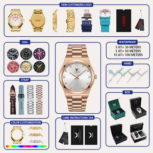 <span class=keywords><strong>Montre</strong></span> Fleurie de Luxe pour Femme, Ensemble <span class=keywords><strong>Montre</strong></span> et <span class=keywords><strong>Bracelet</strong></span> Étanche en Acier Inoxydable Doré, <span class=keywords><strong>Montre</strong></span>-<span class=keywords><strong>Bracelet</strong></span> en Ligne - Product Image 3