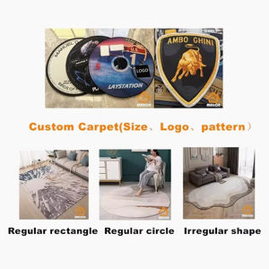 Tappeto per Soggiorno, <span class=keywords><strong>Tappeti</strong></span> e Moquette di Design Anime, Tappeto Sagomato su Misura con Logo Personalizzato - Product Image 3