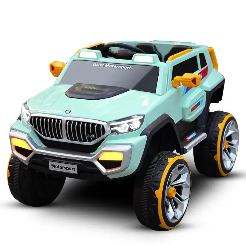 Children's Electric Car Four-Wheel Off-Road Vehicle Baby Super Large Remote Control Toy Car That Can Seat Two People