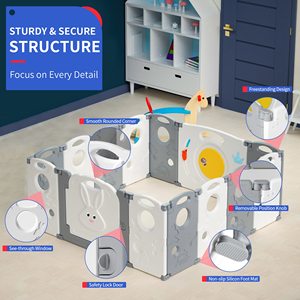 ABST Hot Sales Children Security Gate Baby Fences Kids Play <strong>House</strong> Large Playpen for Babies - Product Image 5