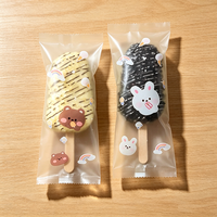 Sacs d'emballage en plastique transparent de qualité alimentaire DTY pour glaces, sucettes glacées et bonbons, vente en gros