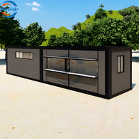 WinFair Fast Food Prefab Container House Store Kiosk Flat Pack Mobile Modular Homes for Mobile Cafe / Coffee Pod