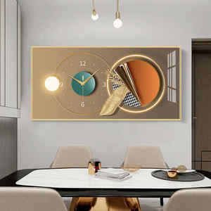 Peintures Murales Personnalisées en Gros, <span class=keywords><strong>Horloge</strong></span> <span class=keywords><strong>Murale</strong></span> Nordique de Luxe Moderne 3D en Métal pour la Maison - Product Image 6