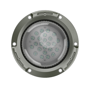 Lumière LED ronde anti-explosion pour zones dangereuses avec garantie de 5 ans, corps en aluminium avec indice de protection IP66, certifiée ATEX - Product Image 4