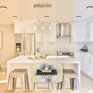 Luz LED de Techo de Perfil Bajo, 4 Pulgadas, Negra, Regulable, 10W, Montaje en Superficie - Product Image 5