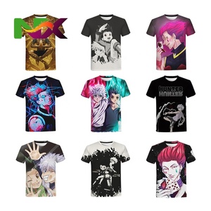 เสื้อยืดพิมพ์ลาย 3 มิติ สไตล์ญี่ปุ่น สำหรับผู้หญิงและผู้ชาย แฟชั่นสตรีทแวร์ แขนสั้น ลายอนิเมะ - Product Image 1