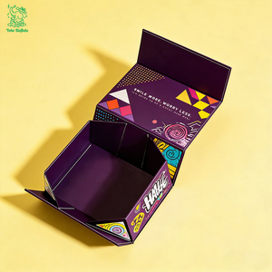 Caja <span class=keywords><strong>de</strong></span> Regalo Plegable Personalizada con Cierre Magnético y Cinta, Caja <span class=keywords><strong>de</strong></span> Embalaje <span class=keywords><strong>de</strong></span> Cartón Rígido <span class=keywords><strong>de</strong></span> Lujo con Diseño <span class=keywords><strong>de</strong></span> Logotipo - Product Image 2