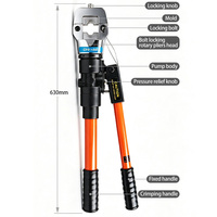 Herramienta de crimpado hidráulica eléctrica TUBO CPO-400, crimpadora manual de 13T con 9 matrices