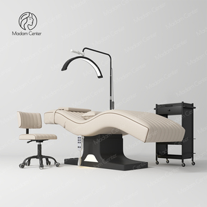 Madamcenter Electric Luxury Curved Eyelash Lash Estética <span class=keywords><strong>Camilla</strong></span> Cama Lash Lounger Reclinable Lash Extension Lashista Chair - Product Image 1