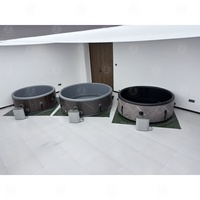 Bain à remous gonflable pour 6 personnes de haute qualité avec massage à bulles-Spa portable pour une utilisation en extérieur-Vente en gros pour bain à remous familial
