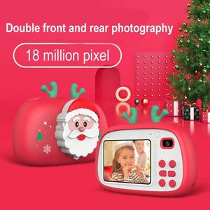 กล้องเด็ก กล้องดิจิตอลเซลฟี่ 18 ล้านพิกเซล กล้องคู่หน้า/หลัง หน้าจอ 2.4 นิ้ว บันทึกวิดีโอมุมกว้าง 180 องศา สำหรับเด็ก - Product Image 6