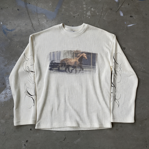 Maglietta <span class=keywords><strong>Termica</strong></span> Personalizzata Ouna a <span class=keywords><strong>Maniche</strong></span> <span class=keywords><strong>Lunghe</strong></span> Raglan in <span class=keywords><strong>Maglia</strong></span> Waffle per Uomo, T-Shirt Casual a <span class=keywords><strong>Maniche</strong></span> <span class=keywords><strong>Lunghe</strong></span> - Product Image 1