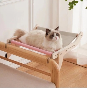 Hamaca de Ventana Rectangular de Madera Maciza, Cama Tipo Nido, Diseño Clásico de Lujo con Dibujos Animados, Universal para Todas las Estaciones, Alta Durabilidad y Comodidad - Product Image 2