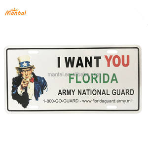 Custom Logo Blanco Kenteken Metalen Usa Auto Nummerplaat Voor Auto Decoratie - Product Image 4