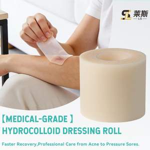 Pansement hydrocolloïde auto-adhésif extra fin à cicatrisation rapide pour les escarres, les brûlures, les ampoules, les soins de l'acné, stérile et imperméable - Product Image 2