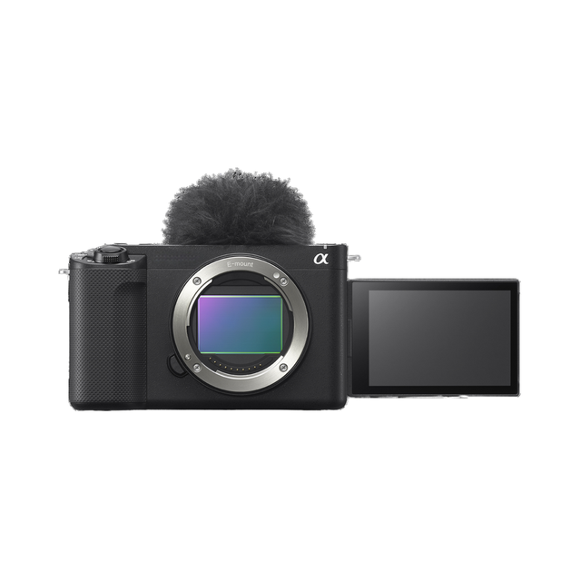 Used ZV-E1 Black Mirrorless Camera 24.2MP Full-Frame Vlog Content Creator 4K Video 5-Axis Stabilization