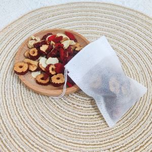 Bolsa de Tela No Tejida de PLA Personalizada con Cordón para Té y Café, en Venta - Product Image 3