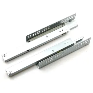 Kitchen Hardware Auto Closing Hidden Drawer Rails 3D-Adjustable Undermount Full Extension Drawer Slides