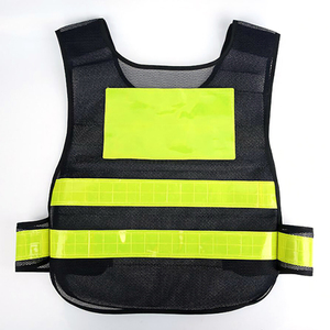 CITICITY Workwear Fluorescent Yellow Road Traffic Safety Reflective Vest Mesh Breathable Safety Vest with PVC Reflective <b>Tape</b> - Product Image 6