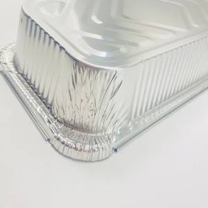 <span class=keywords><strong>Precio</strong></span> de fábrica al por mayor Durable 500ps por caja RE2514 1100ml Rectángulo Contenedores de papel de aluminio Reciclable de grado alimenticio WANHAO - Product Image 3