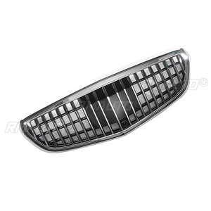 Rejilla Frontal Deportiva para Mercedes-Benz Clase E W212 2013 2014 2015 Modificada a Estilo Maybach ABS Negro Brillante - Product Image 4