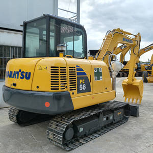 OFERTA ESPECIAL: Excavadora Mini de Orugas Usada Komatsu PC56-7 Original de 5 Toneladas con Motor Isuzu y Bomba de Alta Eficiencia, Entrega Rápida desde Stock - Product Image 1
