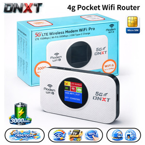 Router Wifi Portátil DNXT WiFi6 300Mbps, Wifi Móvil WPS, 3000mAh, Modo AP, Tipo-C, Wifi de Bolsillo, Precios para Viajes - Product Image 1