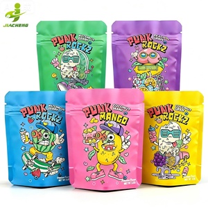 <strong>Custom</strong> Printed Resealable Cali Packs Exotic Smell Proof Stand up Pouch 8th 3.5g 35 7g 1oz 1lb 4x5 3.5 Mylar Bags With My logo - Product Image 3