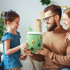 Dễ thương trà sữa plushie nhồi thực phẩm đồ chơi tuyệt vời <span class=keywords><strong>niuniu</strong></span> CHA nhồi BOBA plushies Squishy bong bóng trà sang trọng Đồ chơi gối - Product Image 3