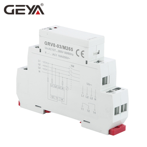 GEYA GRV8-03 M265 3P+N Monitoring Voltage Relay <strong>3</strong> <strong>Phase</strong> 4 Wires <strong>Control</strong> Relay 10A 220V - Product Image 2
