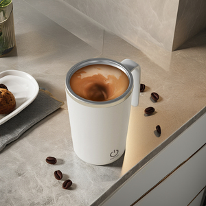 Vente en gros Tasse magnétique automatique en acier inoxydable à chargement <span class=keywords><strong>USB</strong></span> Tasse thermique chauffante classique pour l'extérieur Tasse mixeur - Product Image 6