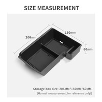 Boîte de rangement pour accoudoir de console centrale, étanche, kit intérieur pour BYD Song Plus DMi/Sealion 6 RHD 2025 – Accessoires automobiles très demandés