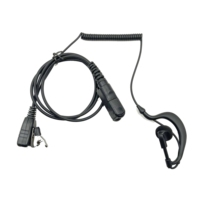 Microphone d'écouteur pour Motorola DP2400e DP2600e XiR P6600i P6608i P6620i E8600 MTP3150 MTP3500 Radio bidirectionnelle D2520