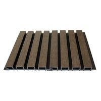 Panneau mural extérieur en WPC écologique de haute qualité 219*26*2900mm, ignifuge, imperméable, garantie 5 ans pour façade