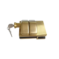 Loquet de porte magnétique en acier inoxydable Aleader 2205 pour portes en verre de sécurité, clôtures de piscine et verre trempé, avec clé