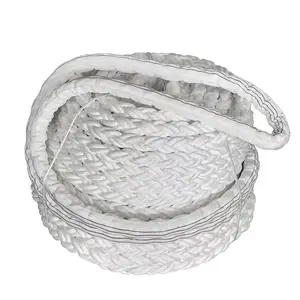 Marine Supplier 80mm 8 Strand Polyester Polyamide Nylon Rope Vessel Towing Haswer Mooring Ship Rope