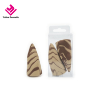 Éponges de maquillage vegan ultra-douces sans latex avec logo personnalisé, outils d'application cosmétique