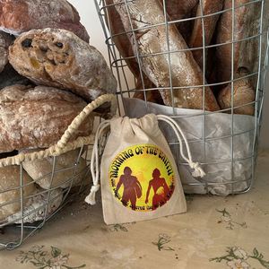 Manufacturer 100% Organic Cotton Canvas <b>Drawstring</b> <b>Pouch</b> Small Dust Bag With Draw Strings - Product Image 2