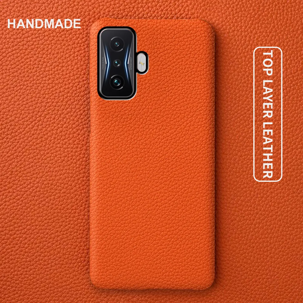 For Xiaomi poco F4 Gt Smartphone Case Wholesale Shockproof Soft Genuine LeatherFor Xiaomi Redmi Case Leather Phone Case