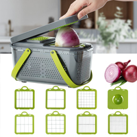 TOALLWIN Trending Handmatige Groentehakker Uiensnijder Fruit- en Groentegereedschap Mandoline Groentesnijder - Snijder - Hakker